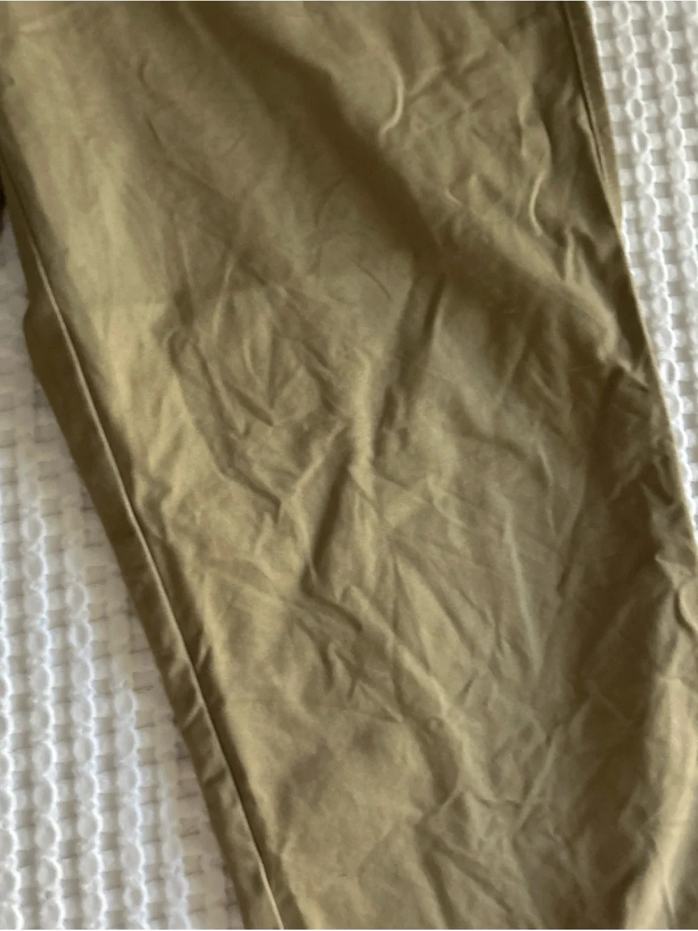J.CREW Men's Khaki Beige 100% Cotton Oarsman Casual Pants 36x32 Classic Fit
